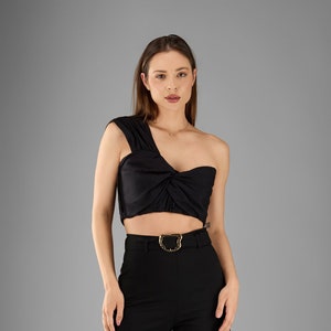 Noelle Single Strap Crop Top image 1