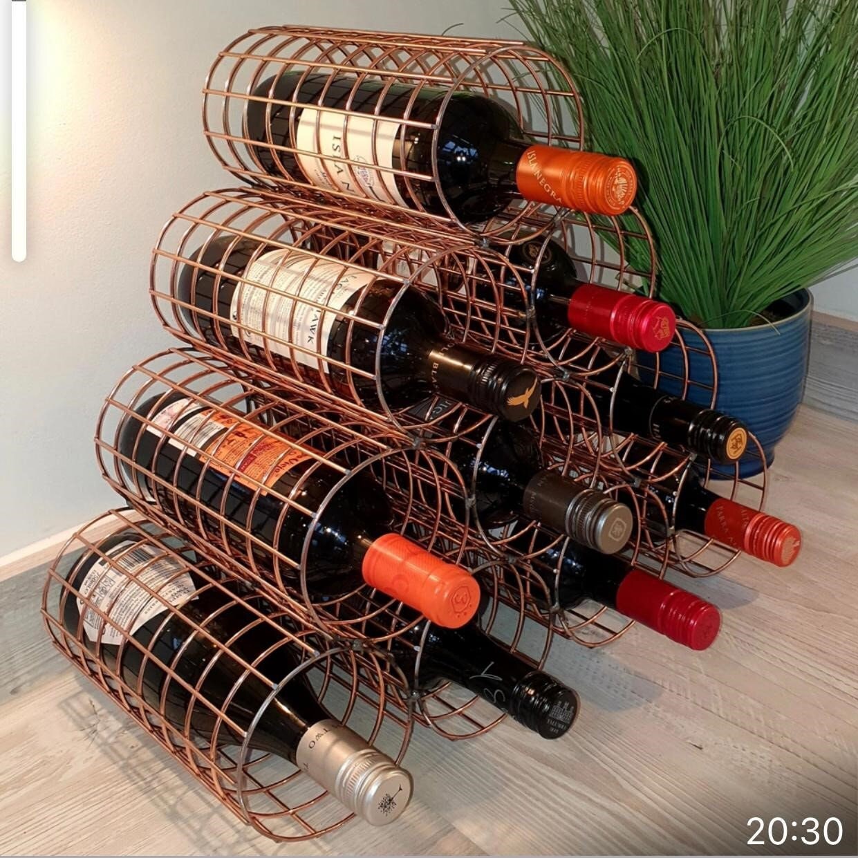 Wire Wine Rack Etsy