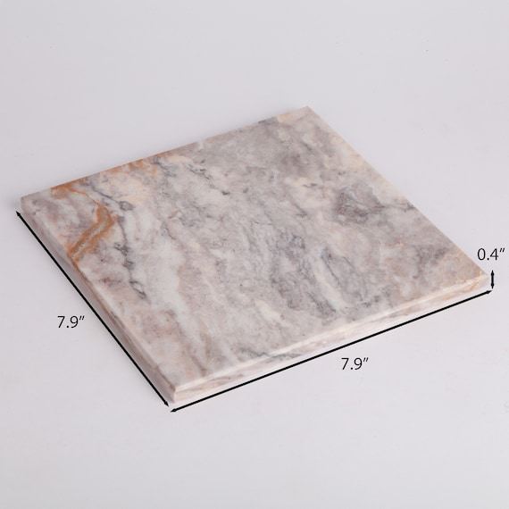 天然大理石トレイ：スクエアストーンプレート、寿司サービングボード