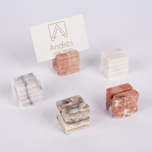 Travertine Card Holder, Marble Menu Holder, Jewelry Display, Name Tag Holder, Wedding Name Tag Holder, Bar Sign, Stone Wedding Place Holders