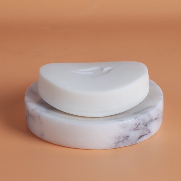 Marble Soap Dish / Marble Soap Dish / Stone Soap Dish / 3.7"