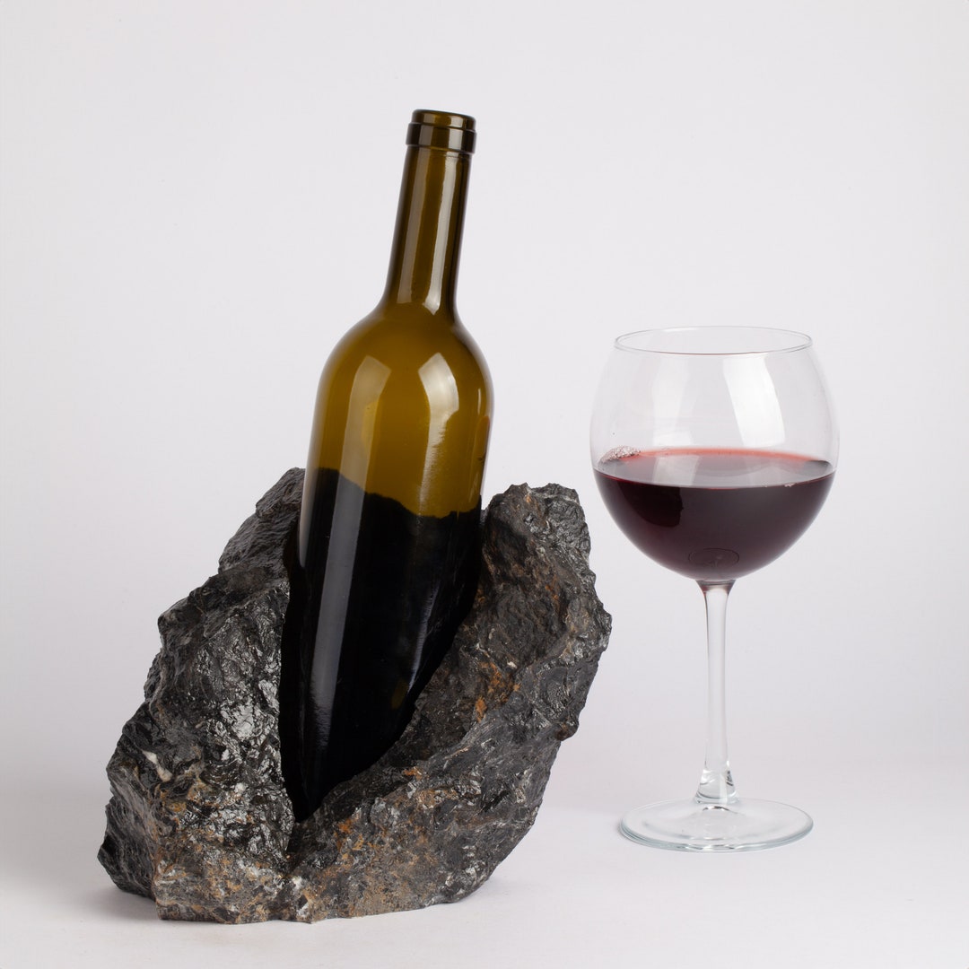 Marble Stone Solid Handcrafted Wine Bottle Holder