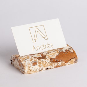 Travertine Business Card Holder, Stone Wedding Place Holders, Card Display Stand, Menu Holder, Photo Holder, Photo Stand, Jewelry Display