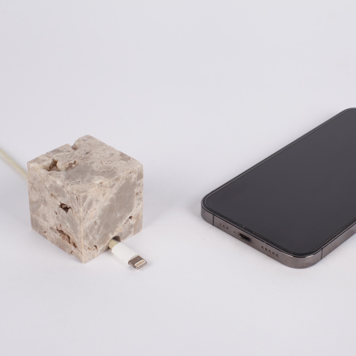 Travertine Cable Holder - Etsy