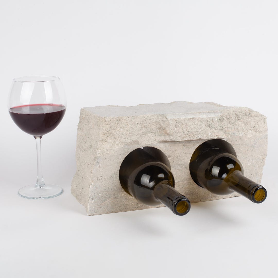 Handmade Rustic Green Marble Wine Bottle Holder Unique Wine Rack - Etsy ...