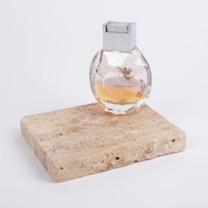 Travertine Rectangle, Stone Photo Prop, Travertine Ornament, Marble Ornament, Travertine Display, Primitive Decoration, Marble Display Piece