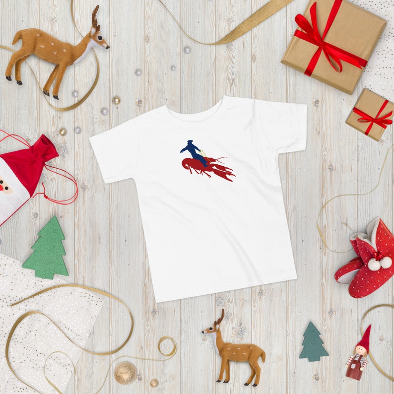 Cowboy Riding Crawfish - Cajun Rodeo Toddler Short Sleeve Tee - Etsy