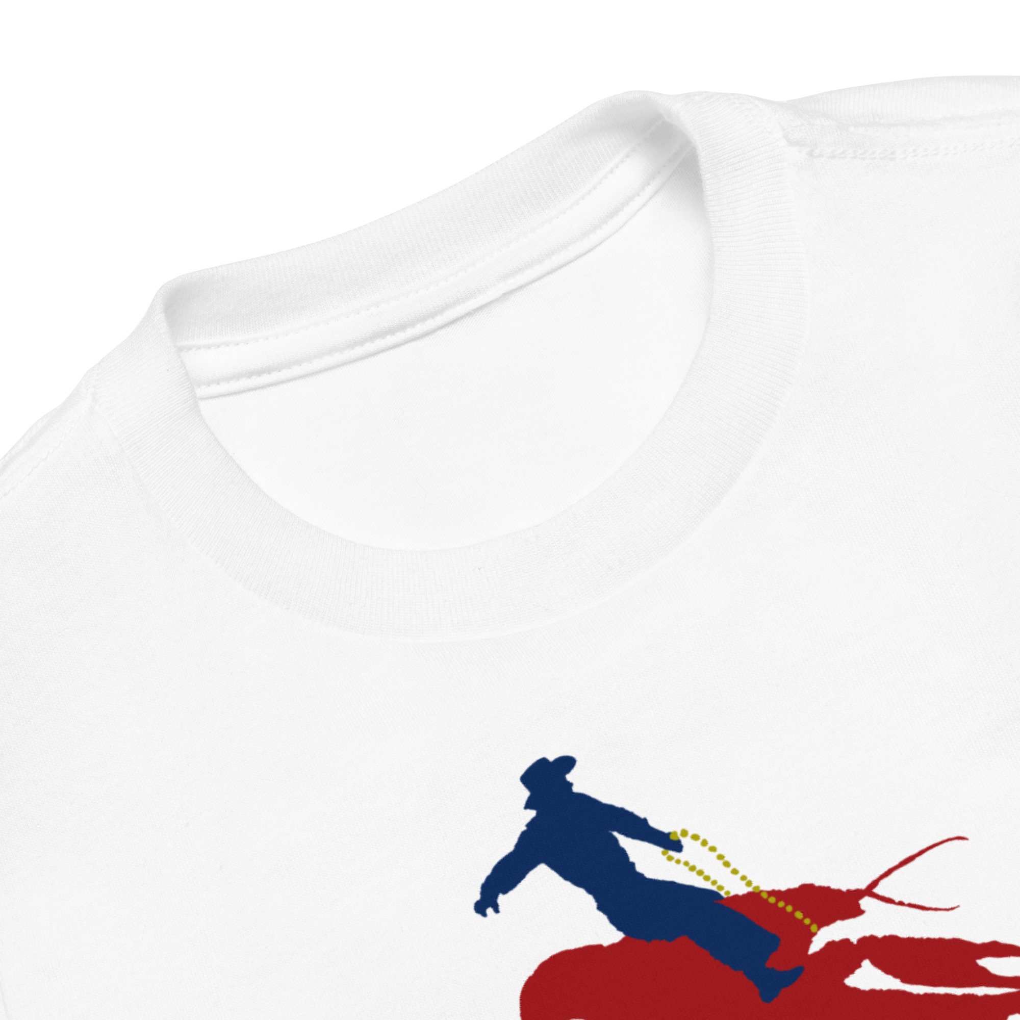 Cowboy Riding Crawfish - Cajun Rodeo Toddler Short Sleeve Tee - Etsy