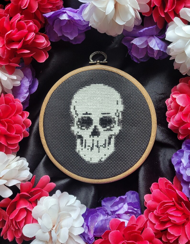 Anatomy Collection Cross Stitch Pattern Halloween Spooky Gothic