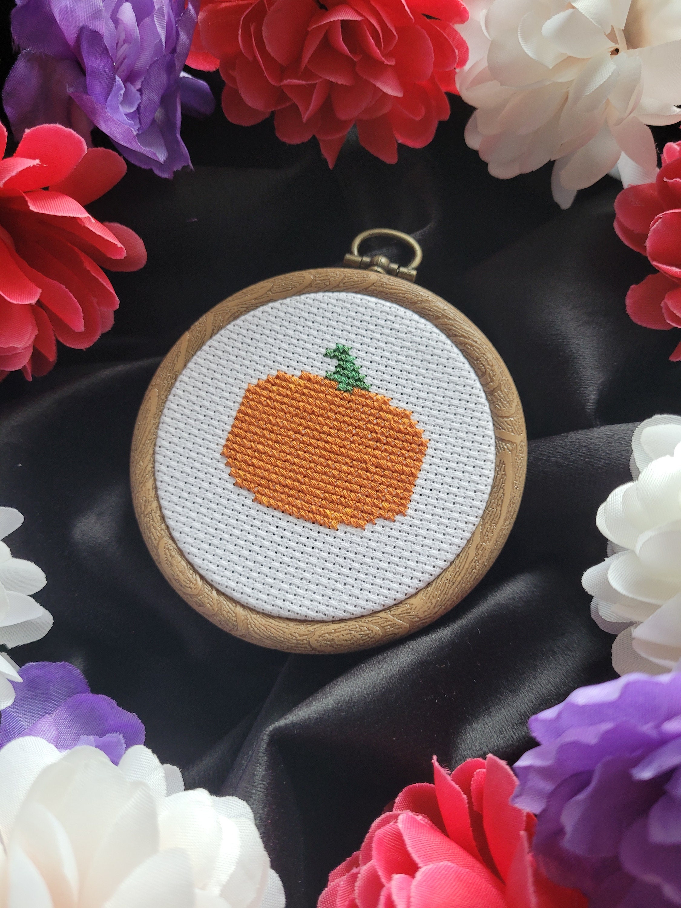 Pumpkin Cross Stitch PDF Pattern - Etsy