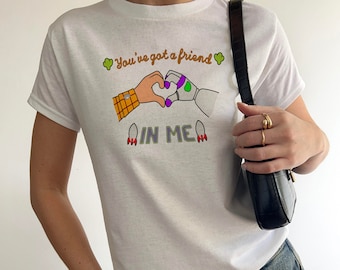 Toy Story Friend Baby tee, Friend in me coquette,  Womens Buzz Woody tshirt, Toy Story Love