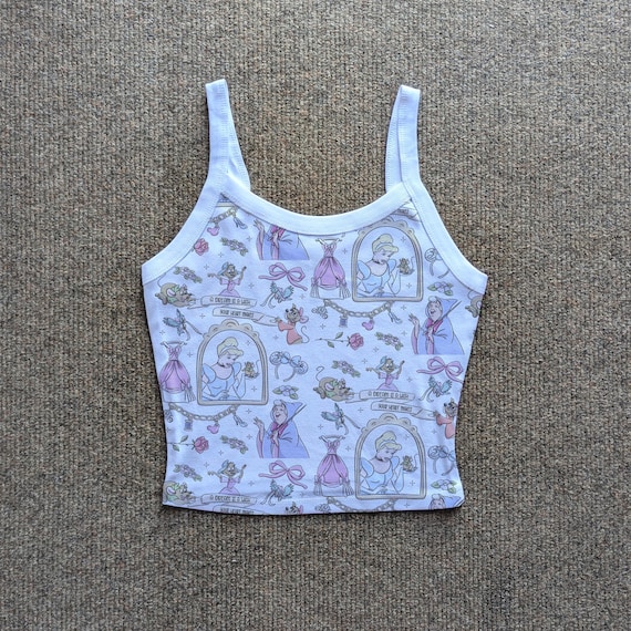 Cinderella Crop Tank, Meet me at Midnight Shirt, Cinderella T-Shirt, Disney Girls Trip 2025, Princess Party Gift, Magic & Theme Park