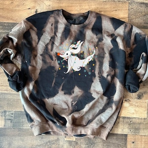 Zero Black Sweatshirt, Nightmare Oogie Dog, Christmas Horror Long Sleeve, Comfy Jack Pajama Sweater Holiday, Cute Tie Dye tshirt