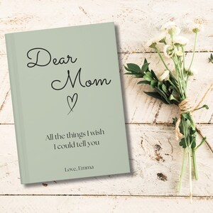 Regalo de pérdida de madre, Mamá en el cielo, Cartas a mi mamá, Regalo de simpatía por la pérdida de mamá, Diario en el cielo, Regalo de diario de duelo, Regalo para el duelo