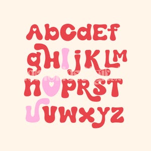Te amo Png, Te amo Alfabeto Png, ABC Png, Día de San Valentín Png, Amor retro Png, Día de San Valentín vintage, Te amo, Letra de San Valentín PNG