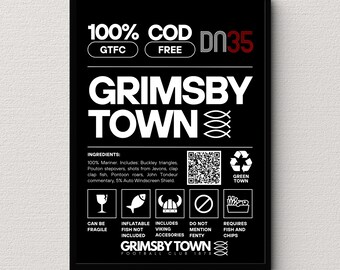 Grimsby Town Packaging Poster