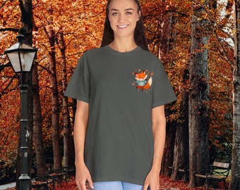 Unisex Charming Fall Fox T-shirt Embrace Autumn in Style