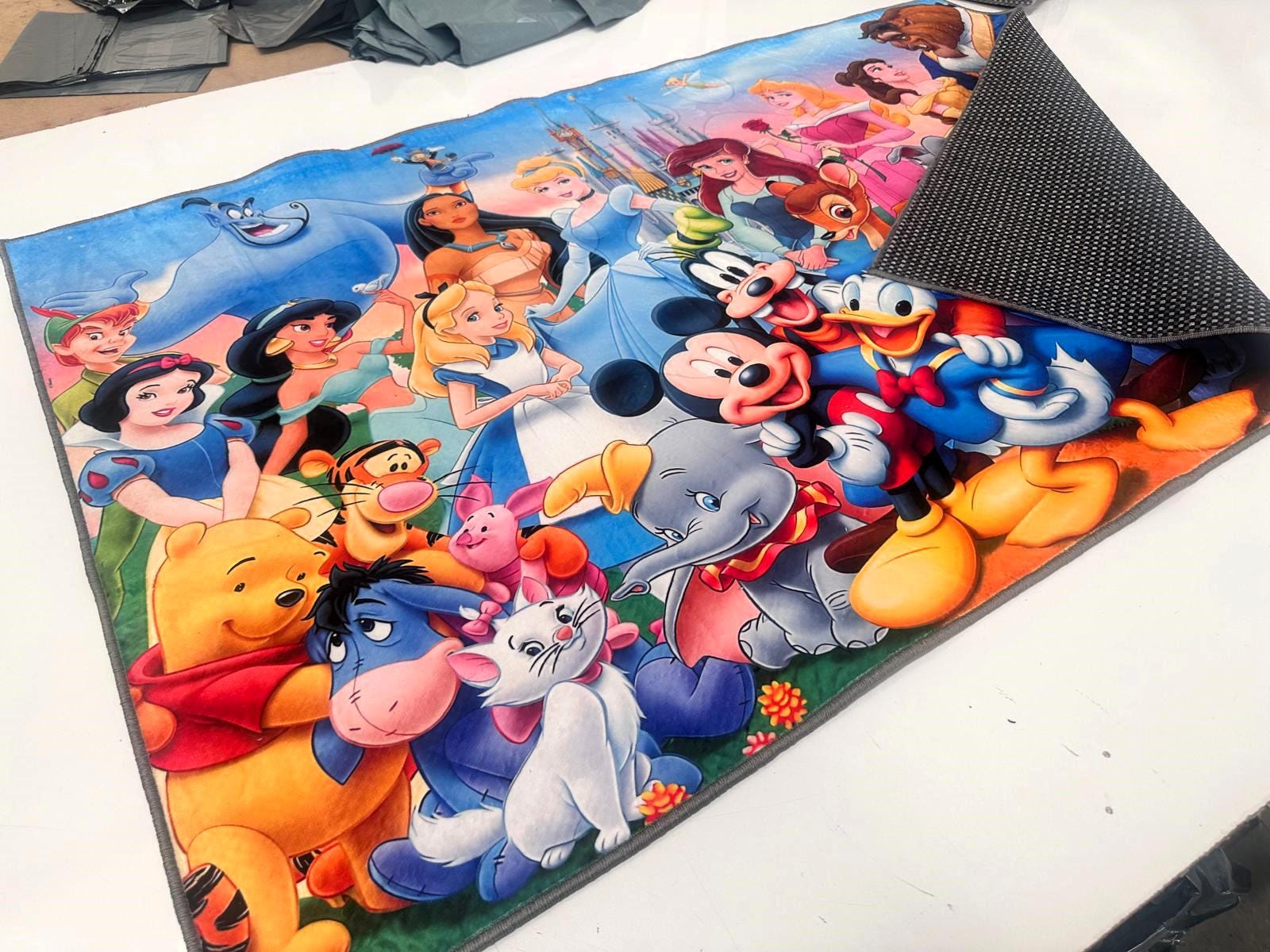 Cartoon Characters Rug, Mix Characters Rug,popular Cartoon Rug,kids ...