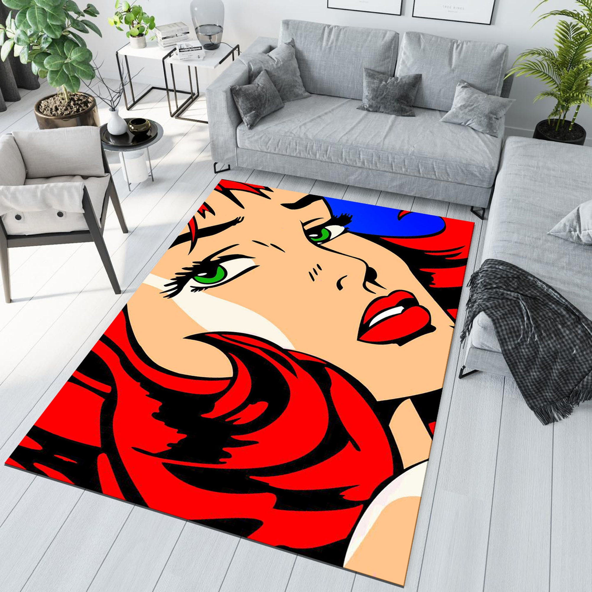 Pop It Rug Pop Art Rug, Colourful Women Rug,modern Art Rug,home Decoration Rug ...