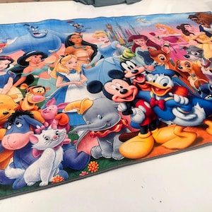 Cartoon Characters Rug, Mix Characters Rug,Popular Cartoon Rug,Kids Room Rug,Nursery Decor,Kids Decor,Custom Rug,Personalized Gifts,Area Rug image 4