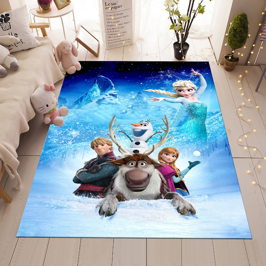 Frozen Rug Elsa Rug,anna Rug,frozen Rug,kids Room Rug,girl Room Rug,personalized ...
