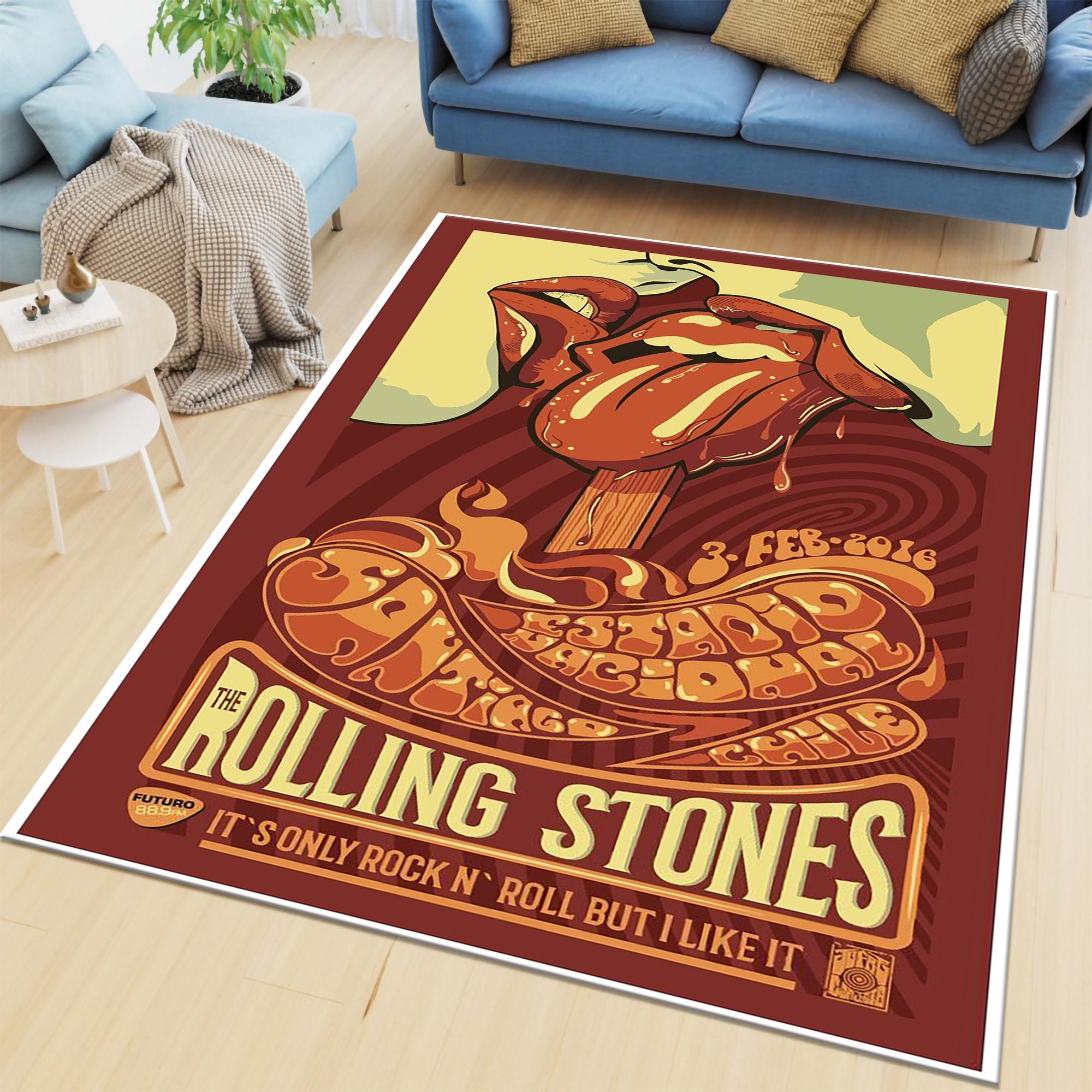 Rolling Stones Rug Lips and Tongue Logo Carpet Rock and Roll Gifts Music  Instrument Mat Christmas Gift 