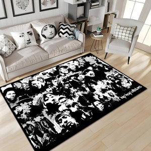 Hip Hop Legends, Hip Hop Lover, Fan Gift, Rap Legends Rap stars Collage Rappers Rug, Music Rug, Music Room Rug, Rap Stars Collage