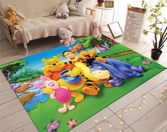 Cute Friends Rug, Kids Rug,Kids Room Decor, Minimalist Rug, Custom Rug, Popular Rug, Fantastic Rug, Area Rug, Kids Room Rug