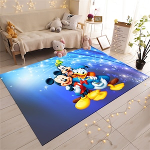 Mickey Mouse Rug,Donald Duck Rug,Cute Rug,Kids Room Rug,Baby Room Decor,Popular Rug, Nursery Rug,Gift For Kids,Non-slip Rug