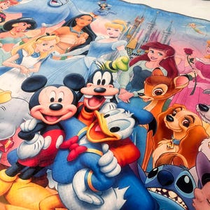 Cartoon Characters Rug, Mix Characters Rug,Popular Cartoon Rug,Kids Room Rug,Nursery Decor,Kids Decor,Custom Rug,Personalized Gifts,Area Rug image 3