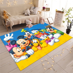 Mickey Mouse Rug,Minnie Mouse Rug,Donald Duck Rug,Cute Rug,Kids Room Rug,Baby Room Decor,Popular Rug, Nursery Rug,Gift For Kids,Non-slip Rug