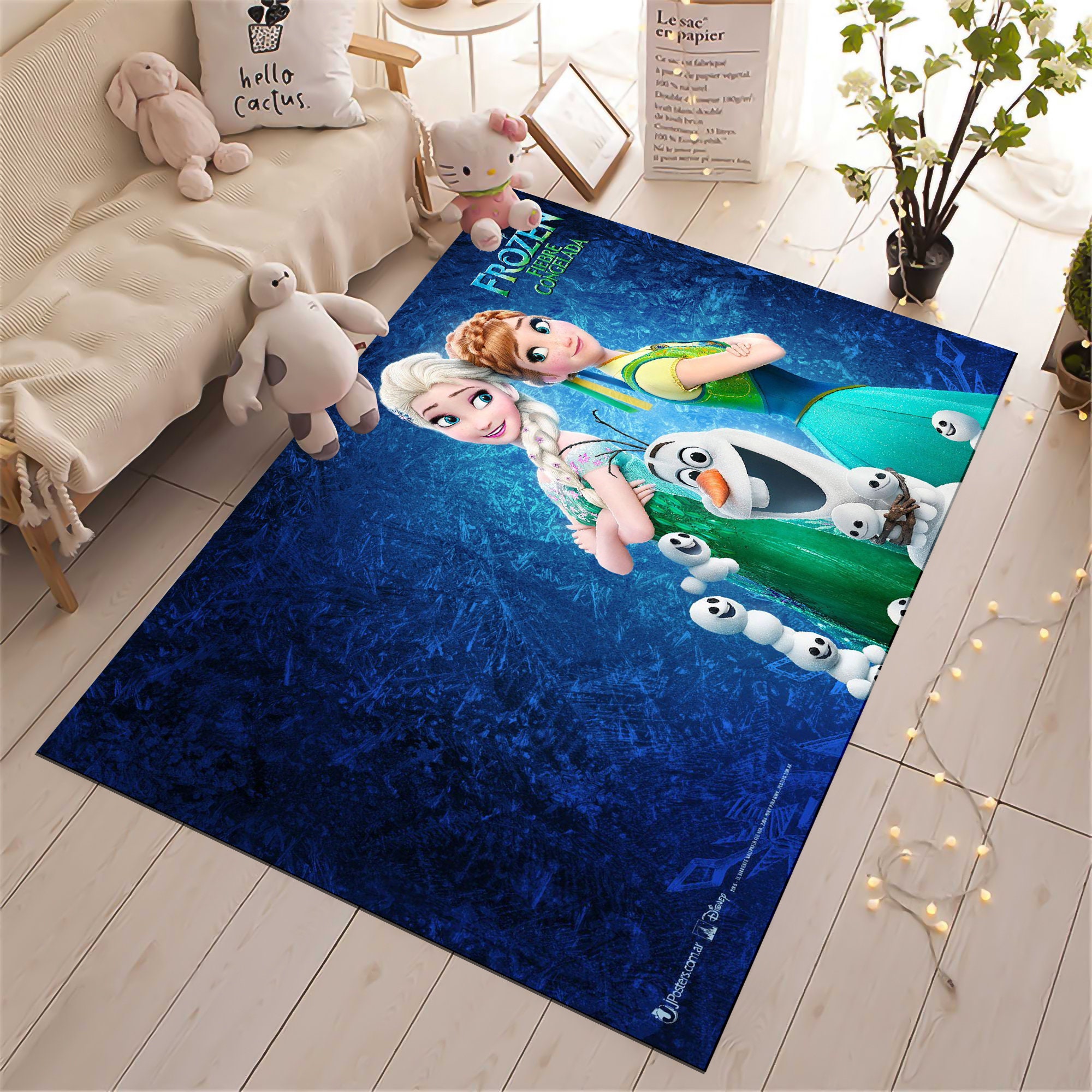 Elsa Rug anna Rug frozen Rug kids Room Rug girl Room Rug