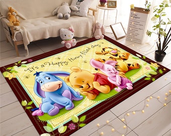 Cute Friends Rug, Kids Rug,Kids Room Decor, Minimalist Rug, Custom Rug, Popular Rug, Fantastic Rug, Area Rug, Kids Room Rug