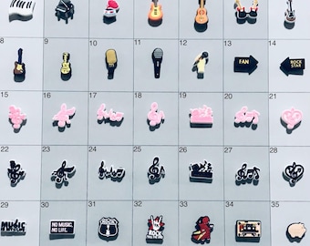 Music Themed Shoe Charms Board 1