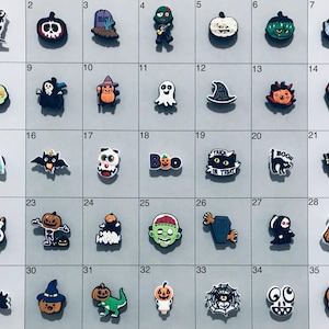 Halloween Themed Shoe Charms Board 1