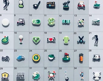 Golf Golfing Shoe Charms