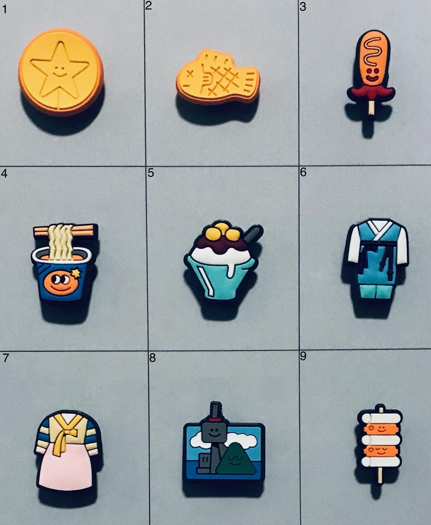 Korea Korean Themed Shoe Charms