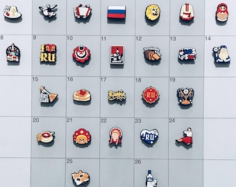 Russia Russian Themed Shoe Charms