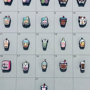 Boba Tea Bubble Tea Shoe Charms