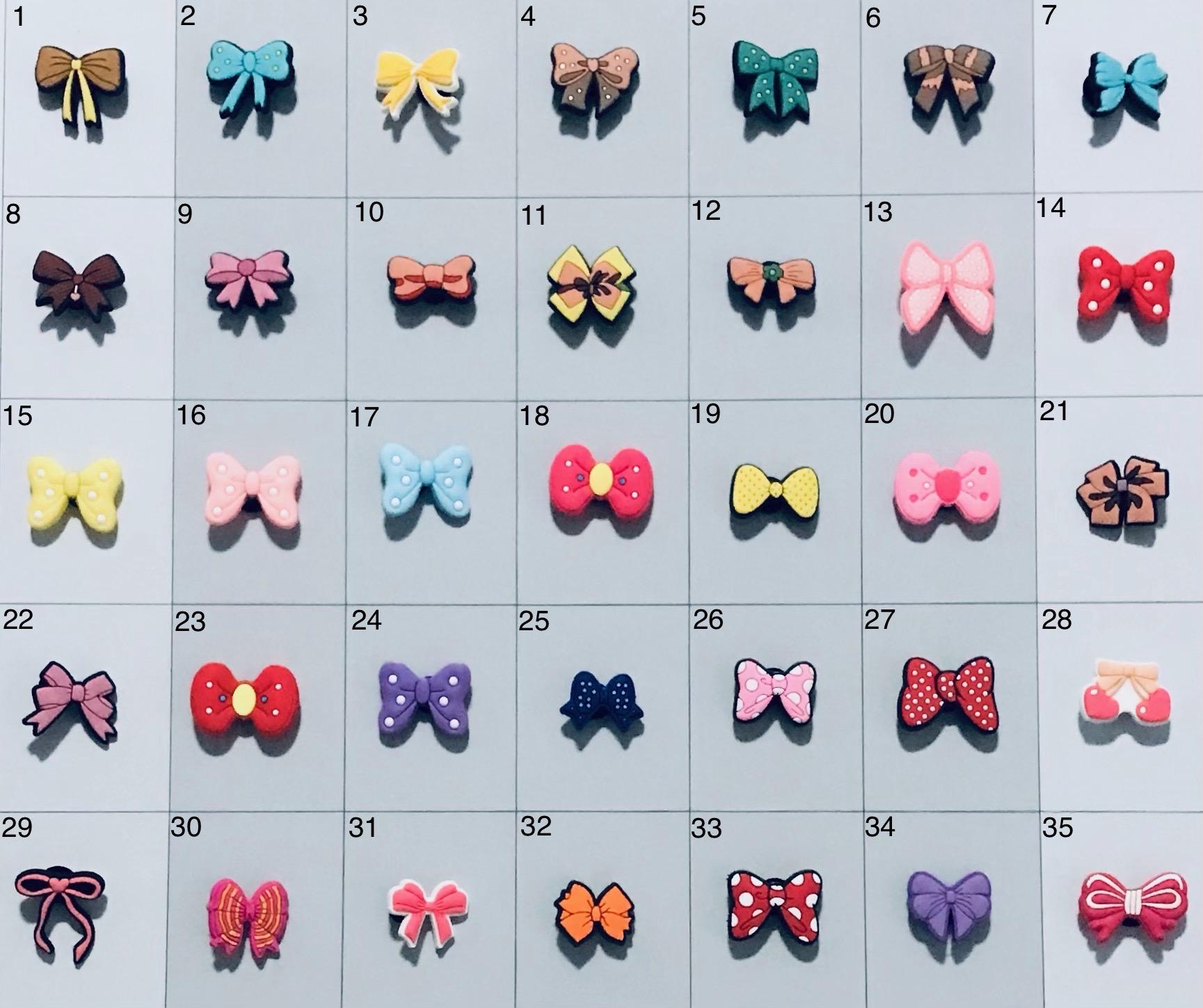 Set of 2 Whimsical Charm Filled Transparent Bow Hair Clips Charmed Hair Clips - Etsy main image 2