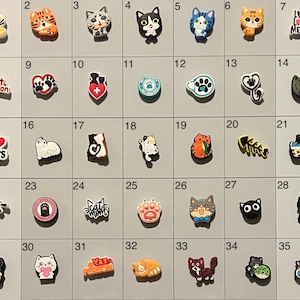 Cat Kitten Kitty Cat Lover Shoe Charms Board 1