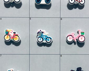 Bike  Bikes Bicycle Bicycles Themed Shoe Charms