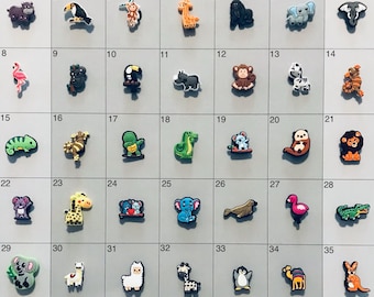 Zoo Animal Themed Shoe Charms Board 1