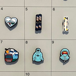 Snowboarding Snowboard Ski Skiing Shoe Charms