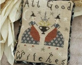 All Good Witches - Pineberry Lane - Cross Stitch Chart - Pattern Only