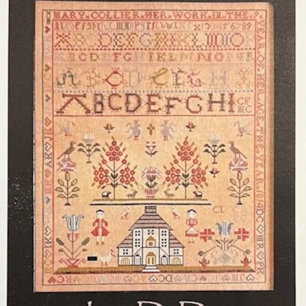 Mary Collier 1814 - La-D-Da - Cross Stitch Chart - Pattern Only