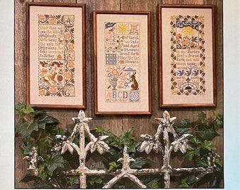 Spring Samplers book 60 by the Prairie Schooler Counted Cross Stitch ...
