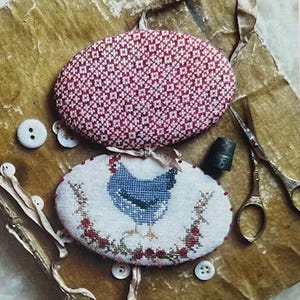 Little French Hen Needle Book - Stacy Nash Designs - Cross Stitch Chart - Pattern Only