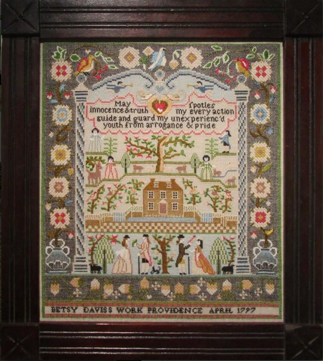 Betsy Davis - the Scarlet Letter - Cross Stitch Chart - Pattern Only - Etsy