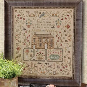 Stay True - With Thy Needle & Thread - Cross Stitch Chart - Pattern Only